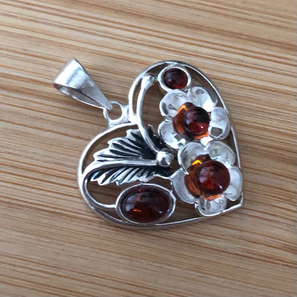 $54  Designer Estate Pendant & Chain  Sterling Silver  Marked 925 & FAD 925 THAI - Picture 8 of 10